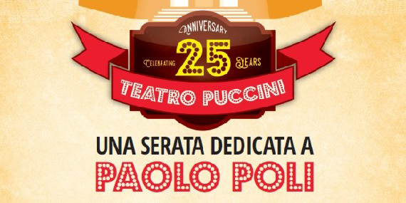 Venticinque anni di attività al Teatro Puccini. Una serata dedicata a Paolo Poli