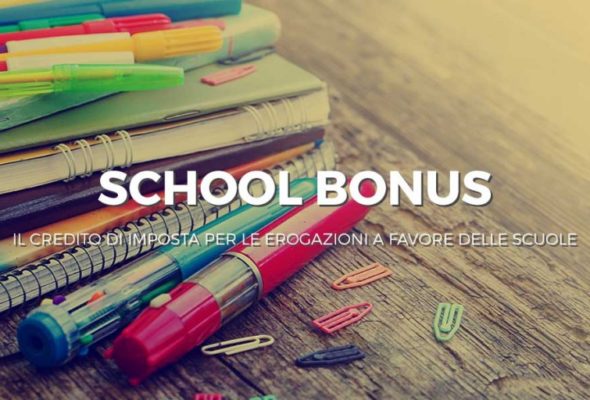 #SchoolBonus, credito d’imposta per chi fa donazioni alle scuole