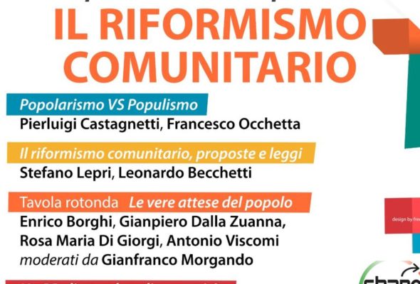 Riformismo comunitario: innovazione sociale e nuovo welfare