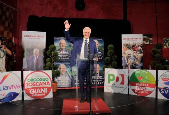 Elezioni regionali: importante vittoria di Eugenio Giani